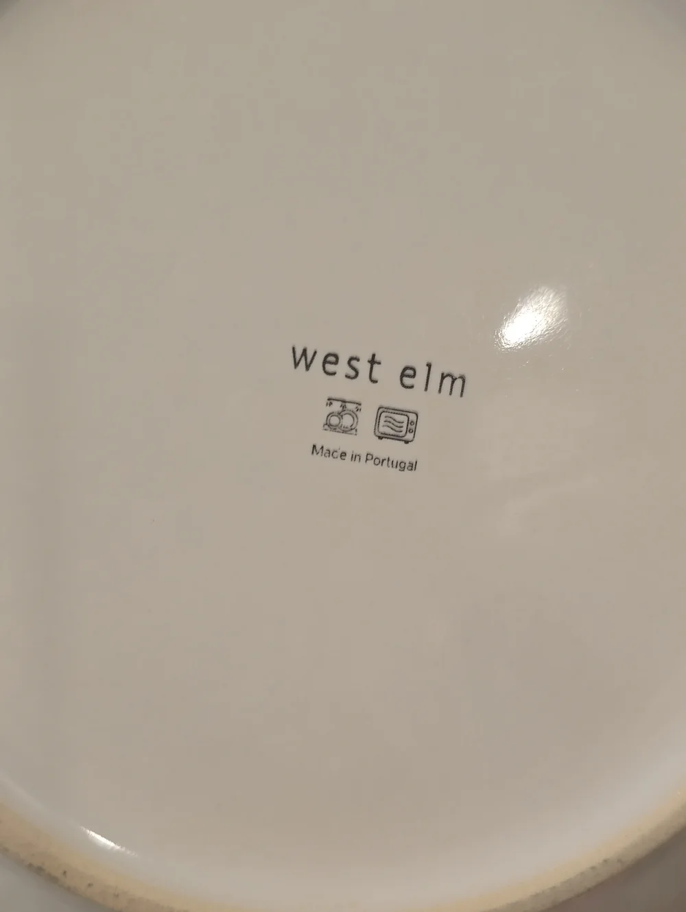 West Elm Alta Charcoal Grey Crackel Bowls. Size 8.5